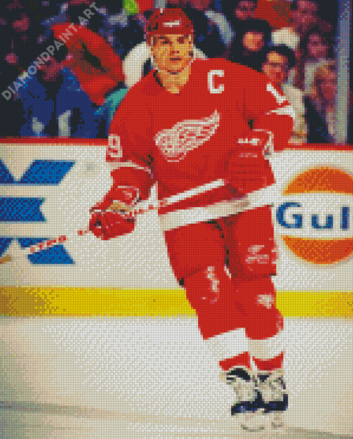 Steve Yzerman Player Diamond Painting