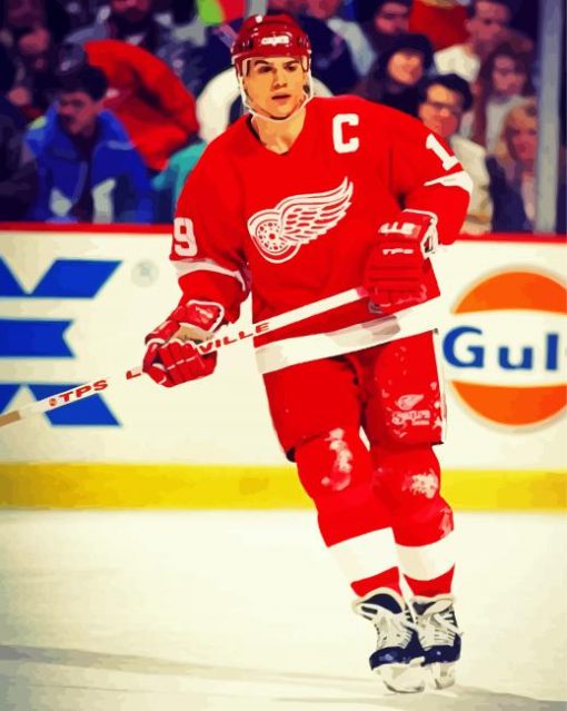 Steve Yzerman Player Diamond Painting