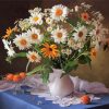 Still Life White Flowers diamond painting