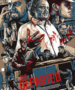 The Departed Illustration Diamond Painting