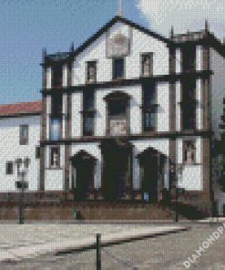 Town Hall Square Funchal diamond painting