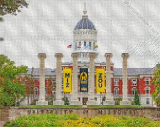 University Of Missouri Mizzou Diamond Painting