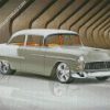 Vintage 1955 Chevy Bel Air diamond painting