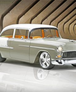 Vintage 1955 Chevy Bel Air diamond painting