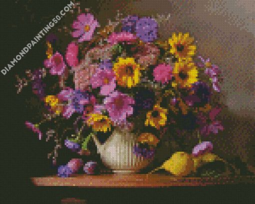 Vintage Flowers diamond painting