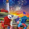 4th Of July Celebration By Sea Diamond Painting