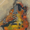 Abstract Playing Electric Guitars Diamond Painting