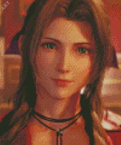 Aerith Gainsborough Final Fantasy VII Diamond Painting