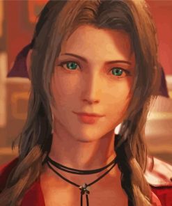 Aerith Gainsborough Final Fantasy VII Diamond Painting