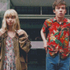 Alex Lawther And Jessica Garden Characters Diamond Painting