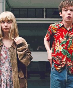 Alex Lawther And Jessica Garden Characters Diamond Painting