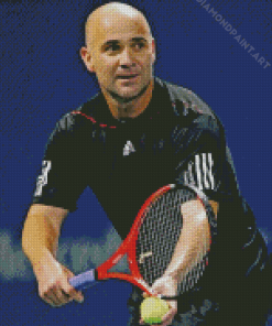 Andre Kirk Agassi Diamond Painting