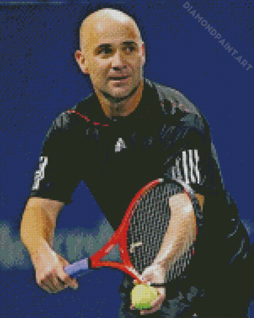 Andre Kirk Agassi Diamond Painting