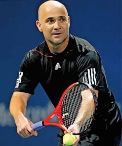 Andre Kirk Agassi Diamond Painting