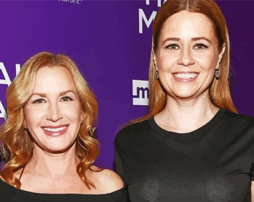 Angela Kinsey And Jenna Fischer Diamond Painting