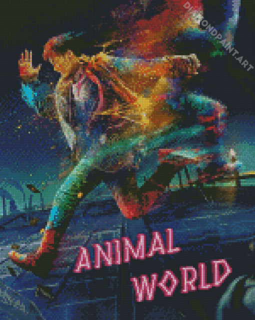 Animal World Poster Diamond Painting