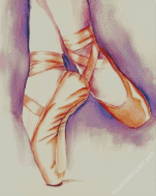 Ballet Shoe Art Diamond Painting