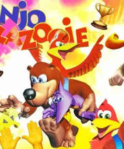 Banjo And Kazooie Game Poster Diamond Painting