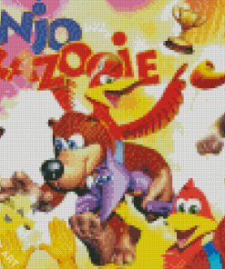 Banjo And Kazooie Game Poster Diamond Painting