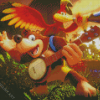 Banjo And Kazooie Video Game Diamond Painting