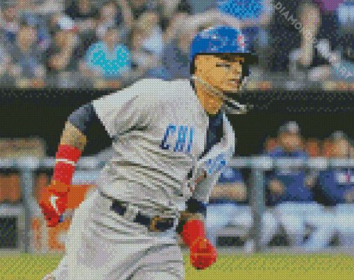 Baseballer Javier Baez Diamond Painting