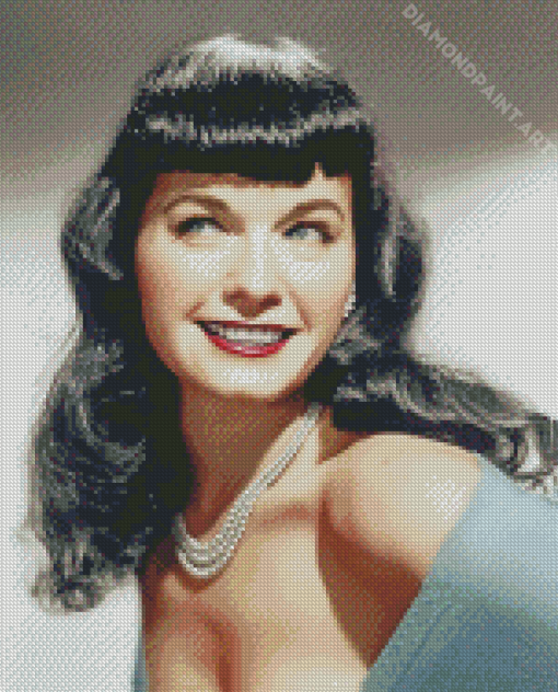 Beautiful Bettie Page Diamond Painting