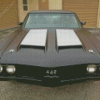 Black 1969 Oldsmobile Car Diamond Painting