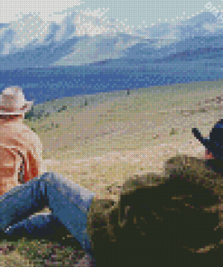 Brokeback Mountain Landscape Diamond Painting