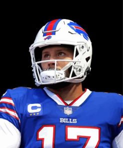 Buffalo Bills Josh Allen Diamond Painting