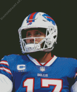 Buffalo Bills Josh Allen Diamond Painting