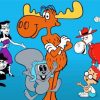 Bullwinkle J Moose Characters Diamond Painting