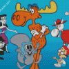 Bullwinkle J Moose Characters Diamond Painting