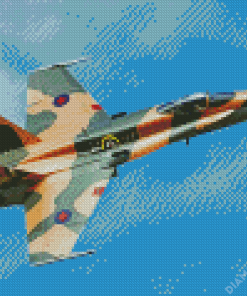 CDN Military Air Plane Diamond Painting