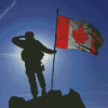 CDN Military Silhouette Diamond Painting