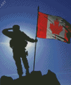 CDN Military Silhouette Diamond Painting