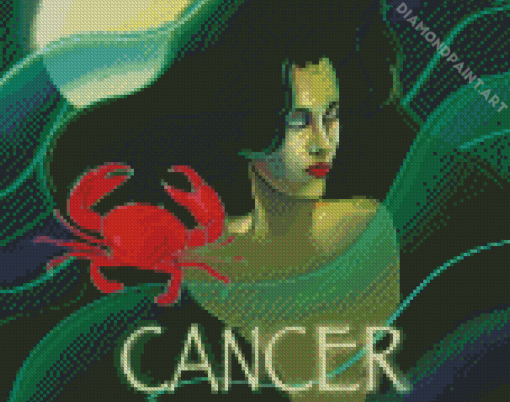 Cancer Lady Diamond Painting