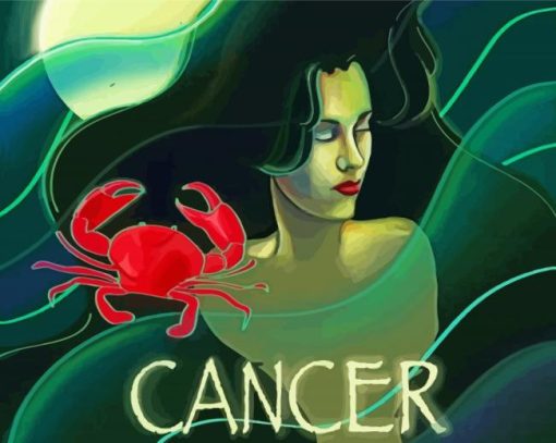 Cancer Lady Diamond Painting