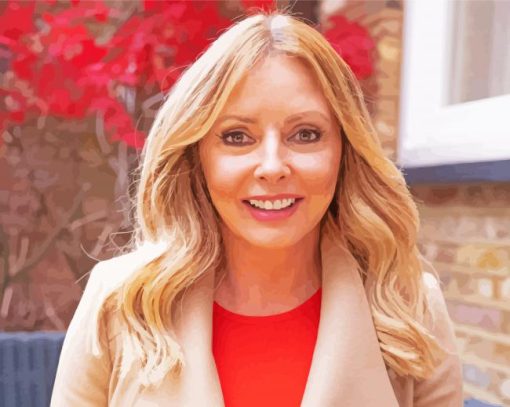 Carol Vorderman British Mediia Personality Diamond Painting