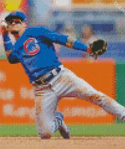 Chicago Cubs Javier Baez Diamond Painting