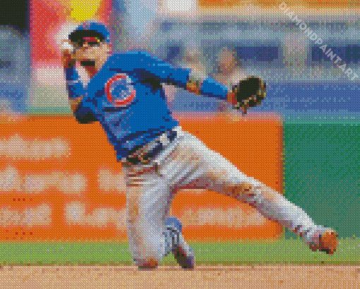 Chicago Cubs Javier Baez Diamond Painting