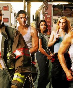 Chicago Fire Drama Serie Diamond Painting