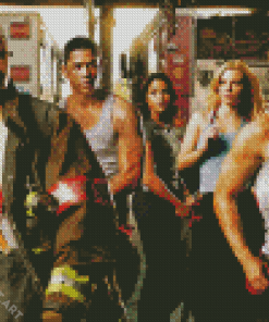 Chicago Fire Drama Serie Diamond Painting