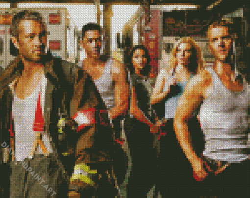 Chicago Fire Drama Serie Diamond Painting