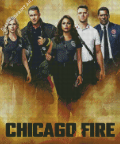 Chicago Fire Serie Poster Diamond Painting