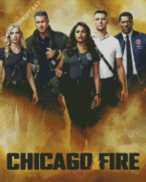 Chicago Fire Serie Poster Diamond Painting