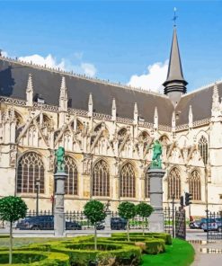 Church Of Our Lady of Victories at The Sablon Bruxelles Diamond Painting