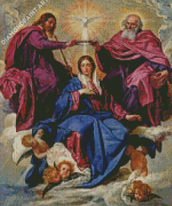 Coronation Of The Virgin Velazquez Diamond Painting