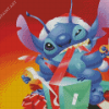 Cute Stitch And Angel Diamond Painting