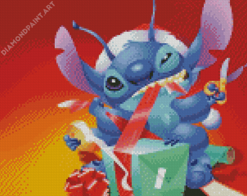 Cute Stitch And Angel Diamond Painting