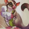 Cute Sugar Glider Art Diamond Painting